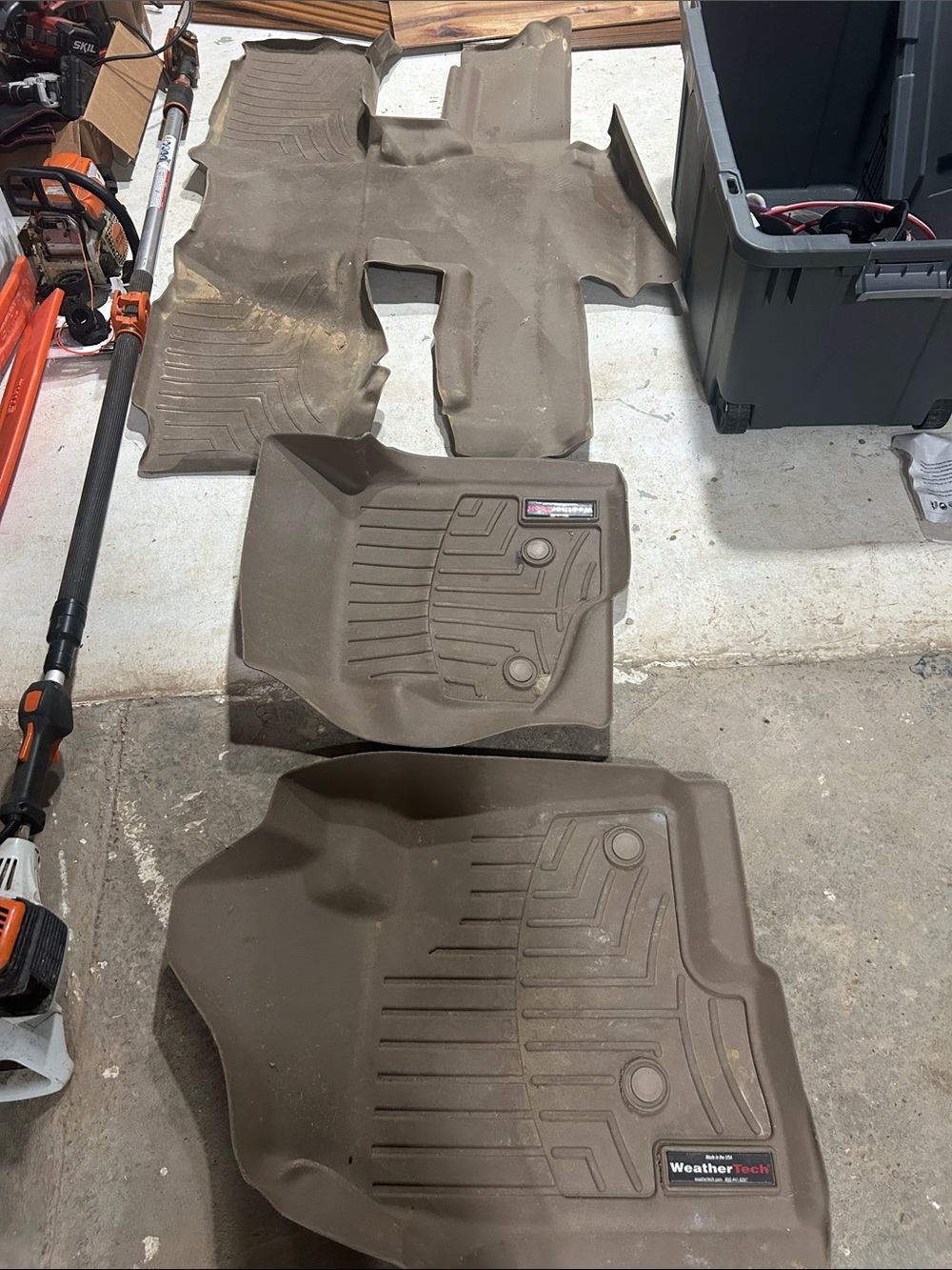 Weather tech floor mats for 2012 Chevrolet Tahoe